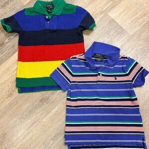 Two Polo Ralph Lauren 3T Polo Shirts